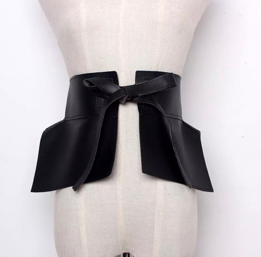 Peplum Belt with Tie